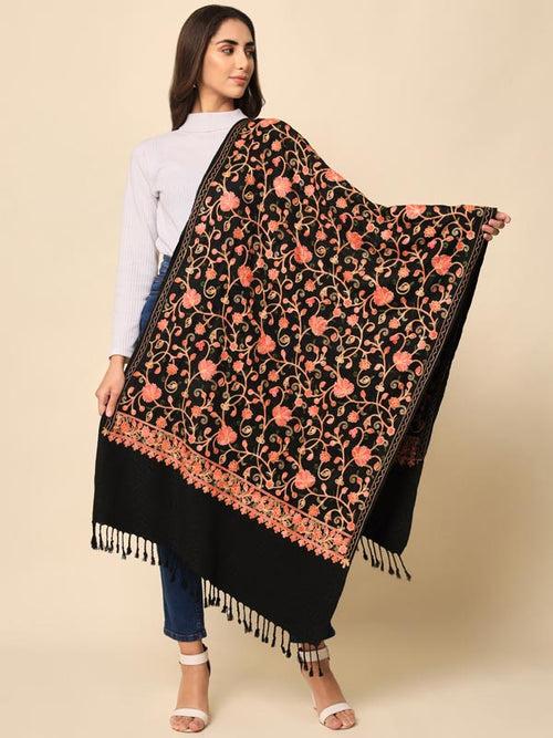 Women Embroidered Stole (Size 71X203 CM)