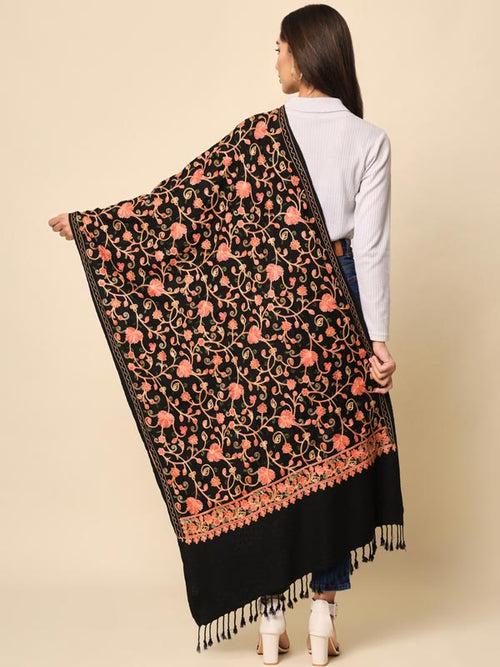 Women Embroidered Stole (Size 71X203 CM)