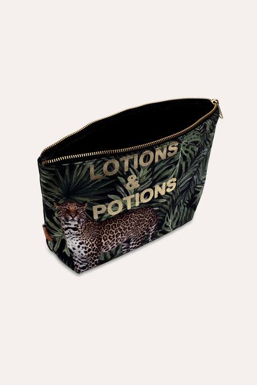 Tropical Jungle Lotions & Potions Cosmetic Pouch