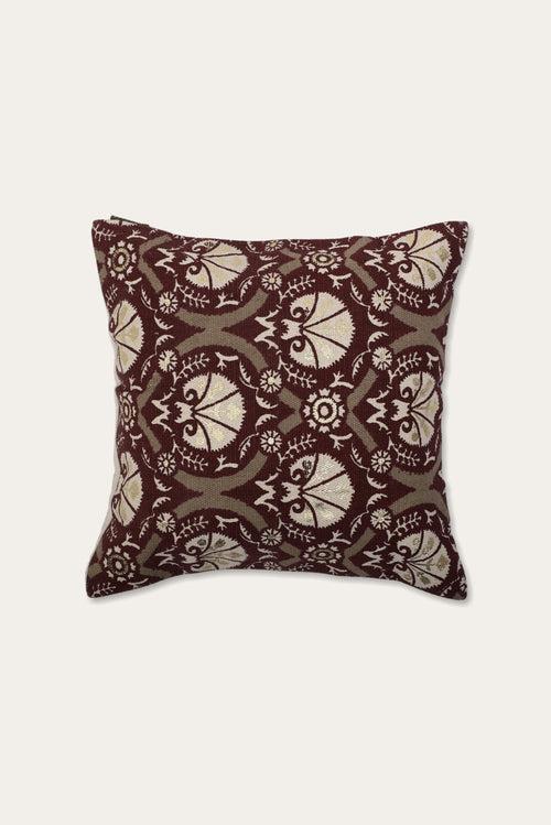 Ottoman Foil Mudcloth Cushion Cover