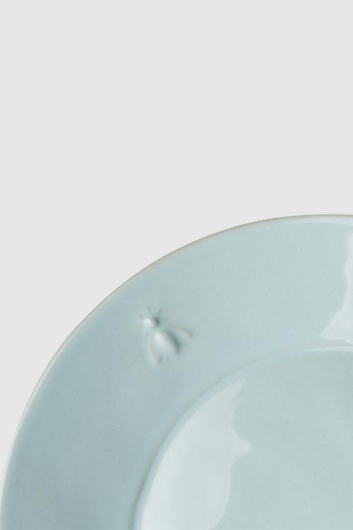 Set Of 4 Dessert Plate Blue Abeille