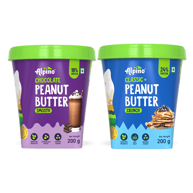 30% OFF Peanut Butter Combo - Smooth 200g & Crunch 200g - Saver Value Pack (Tub)