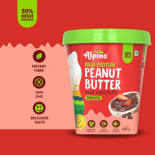 Peanut Butter Combo - Natural Crunch 1kg & High Protein Dark Chocolate Smooth 400g - Value Pack