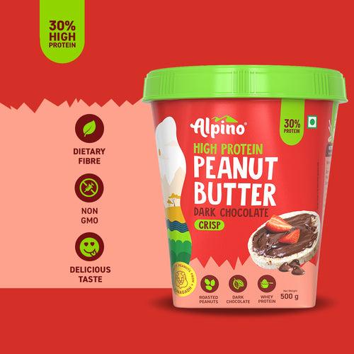 Peanut Butter Combo - Natural Crunch 1kg & High Protein Dark Chocolate Crisp 500g - Value Pack