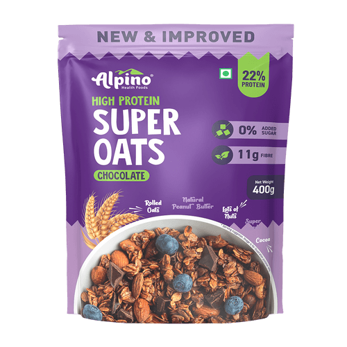 High Protein Rolled Oats Combo - Chocolate & Honey