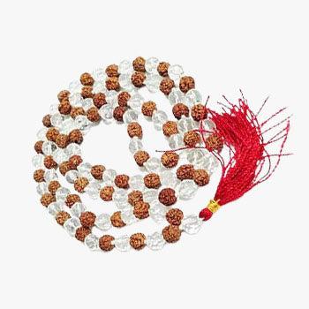 Rudraksha Sphatik Mala Remove Negative Energies