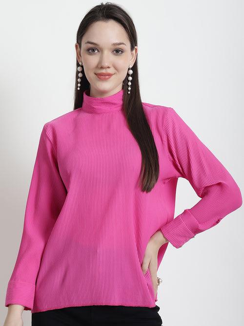 TULE SOLID PINK TOP