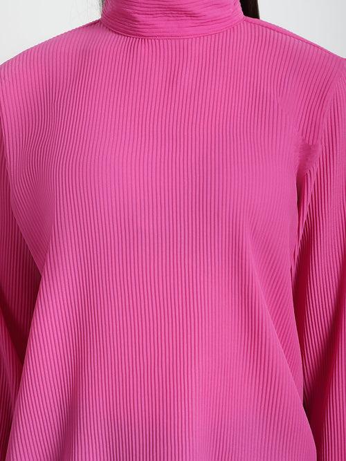 TULE SOLID PINK TOP