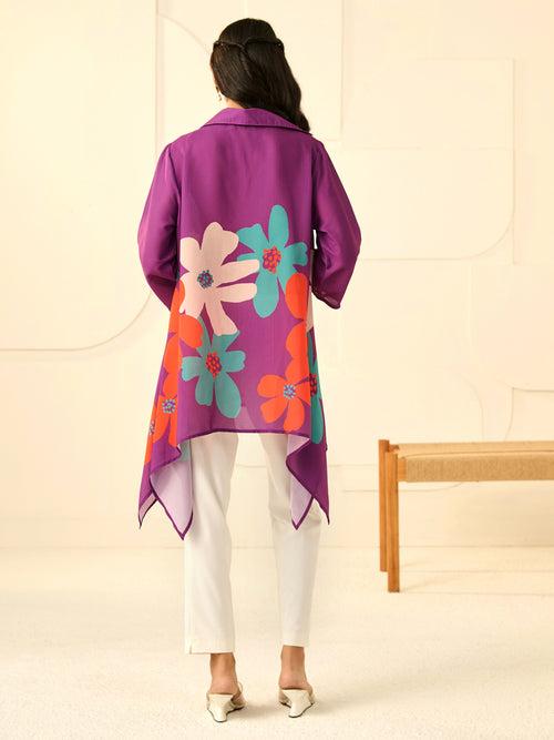 PURPLE COSTA NUR TUNIC