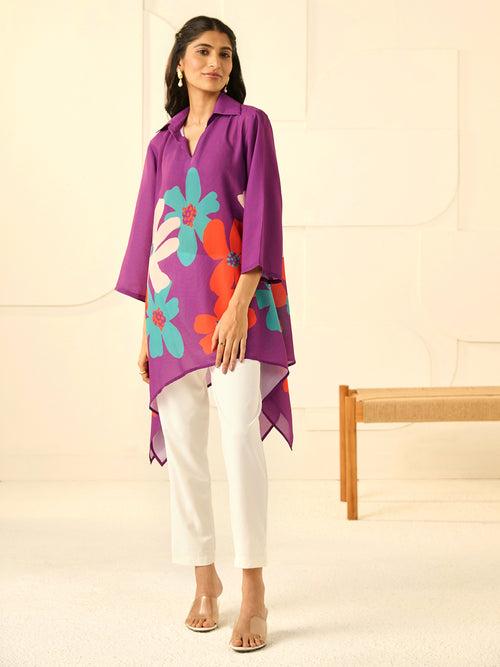 PURPLE COSTA NUR TUNIC