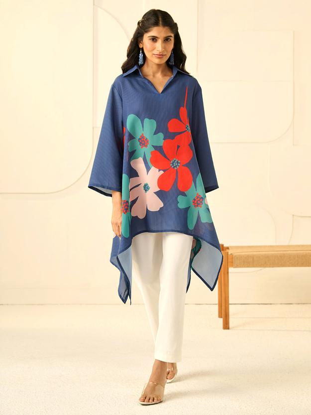 BLUE COSTA NUR TUNIC