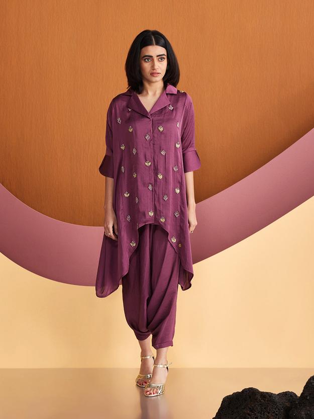 PLUM TABULA CO-ORD SET