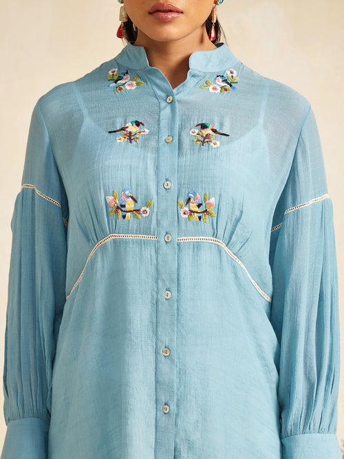 SKY BLUE TULEX SHIRT