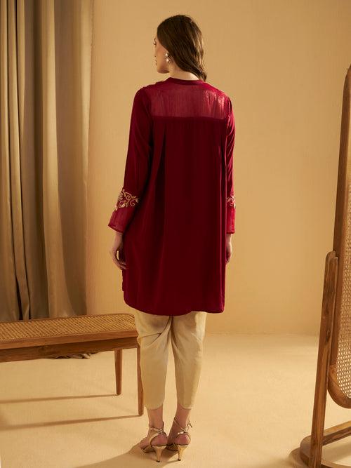 PRISTINE WINE TUNIC