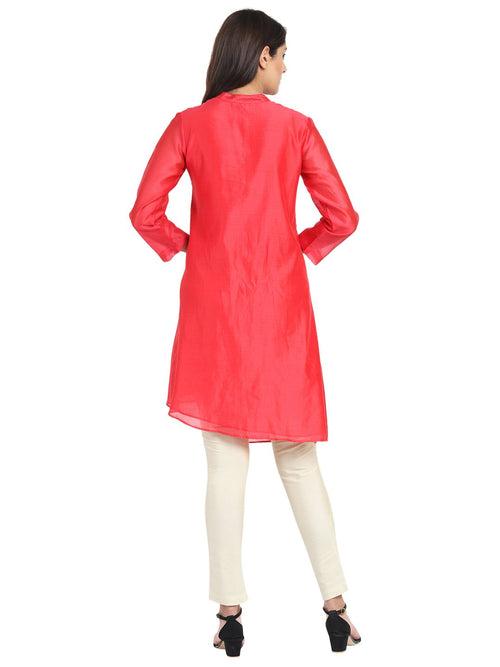 Red Alexi Long Tunic