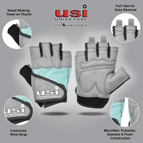 USI Universal THE UNBEATABLE Gym Gloves, 733Q Queen Fitness Gym Gloves (No return no exchange)