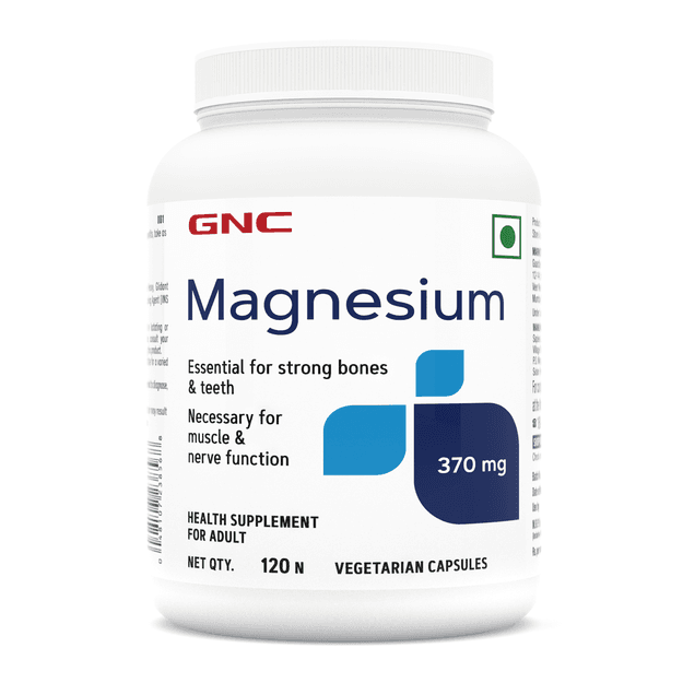 GNC Magnesium 370mg (120 Capsules)