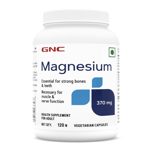 GNC Magnesium 370mg (120 Capsules)