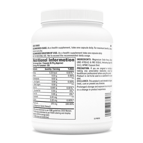 GNC Magnesium 370mg (120 Capsules)