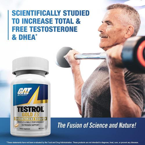 GAT Sport Testrol Gold ES, Testosterone Booster (60 Tablets)