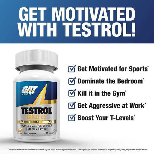 GAT Sport Testrol Gold ES, Testosterone Booster (60 Tablets)