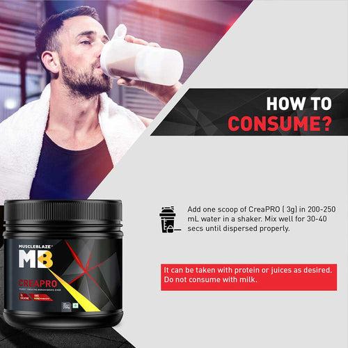 MuscleBlaze CreaPRO Creatine with Creapure Powder from Germany