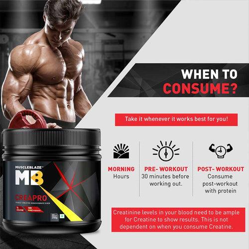 MuscleBlaze CreaPRO Creatine with Creapure Powder from Germany