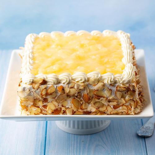 Eggless Fresh Cream Pineapple Cake 1 Kg