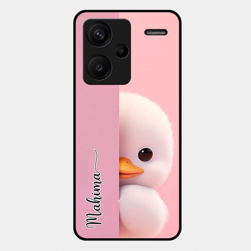 Baby Duck Glossy Metal Case Cover For Redmi