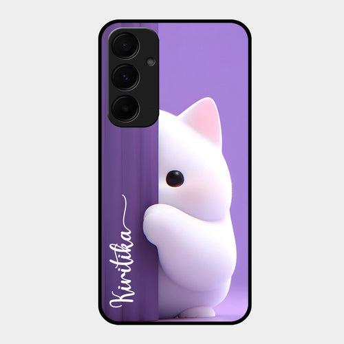 Cute Kittens Glossy Metal Case Cover For Samsung