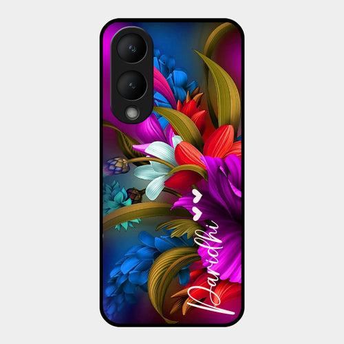 Margenta  Glossy Metal Case Cover For Vivo