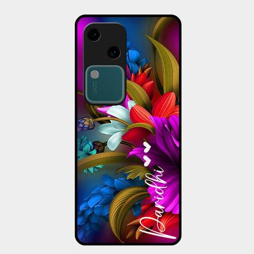 Margenta  Glossy Metal Case Cover For Vivo