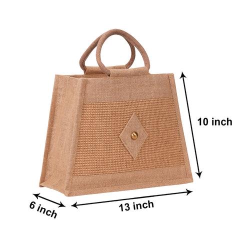 10 X 13 X 6 - DOBBY TAPER LUNCH ZIPPER (B-237-NATURAL)