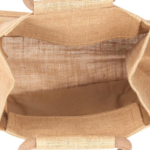 10 X 13 X 6 - DOBBY TAPER LUNCH ZIPPER (B-237-NATURAL)