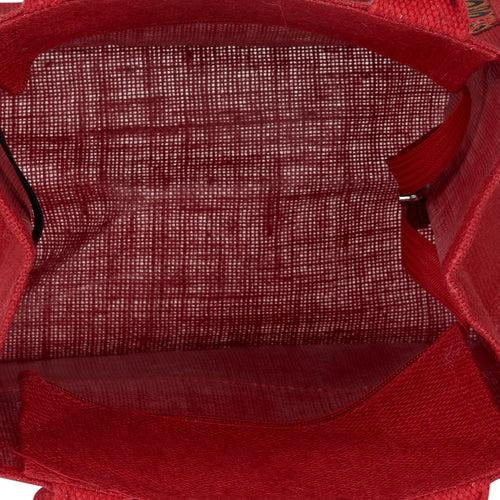 11 X 10 X 7 - LACE ZIPPER LUNCH (B-254-RED)