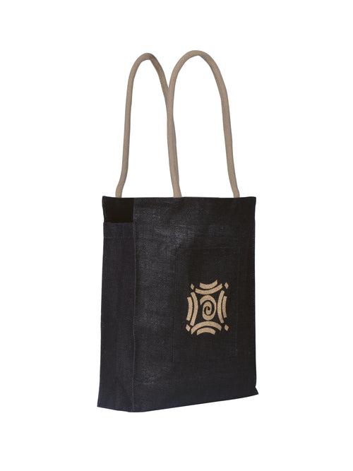 LONG COLLEGE 14X12 ZIPPER (D-008-BLACK)