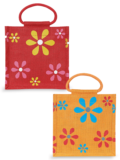 Combo of 10X10 MULTI FLOWER LUNCH (B-106-RED) and 10X10 MULTI FLOWER LUNCH (B-106-YELLOW)