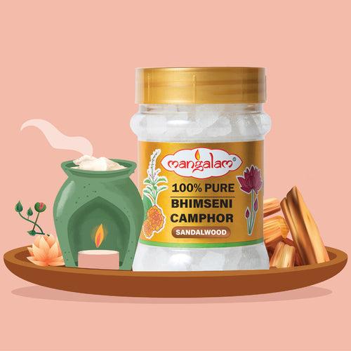 Bhimseni Camphor ( Sandalwood ) - 100g