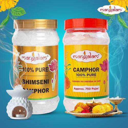 Bhimseni & Tablet Camphor Jar - 500g