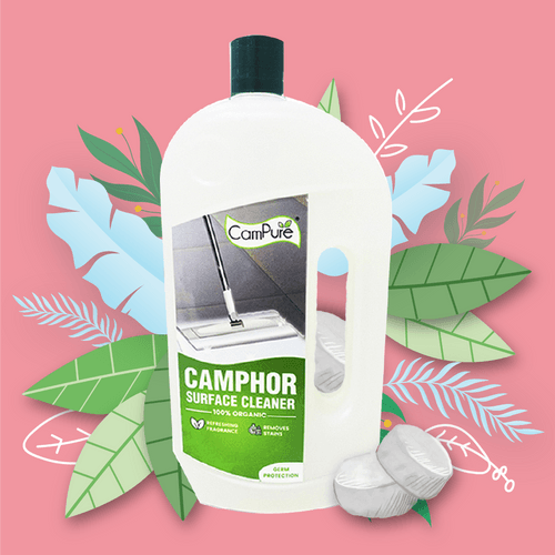 CamPure Camphor Surface and Floor Cleaner - 100% Organic (1 L)