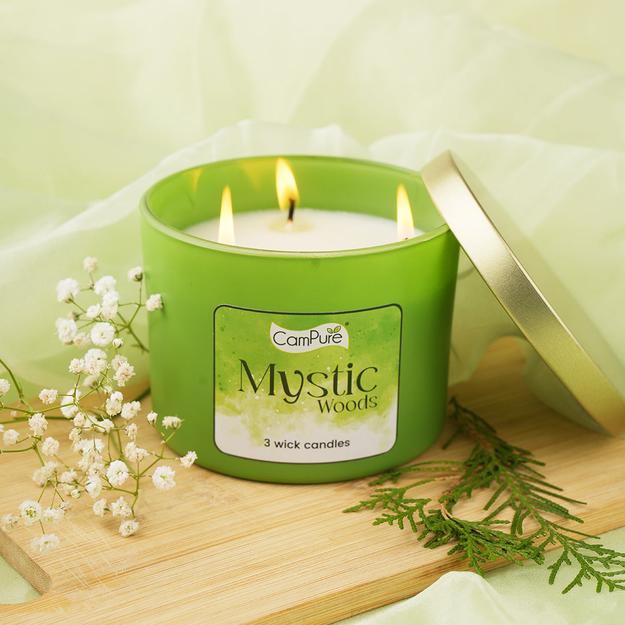 CamPure 3 Wick Scented Candle - Mystic Woods