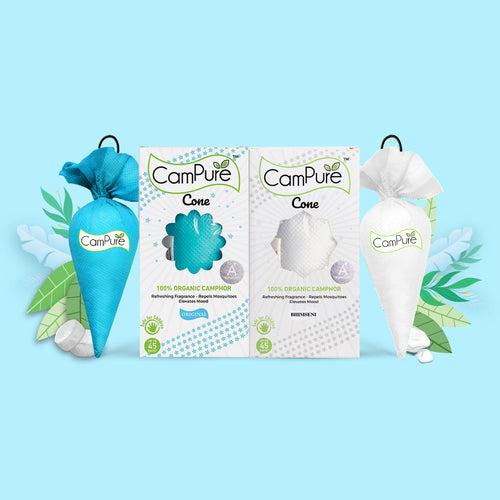 CamPure Cone - Original & Bhimseni (Pack of 2)