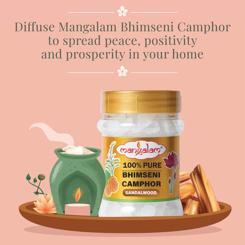 Bhimseni Camphor ( Sandalwood ) - 100g