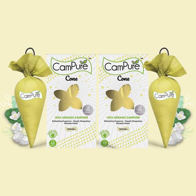 CamPure Cone - Mogra - Pack of 2