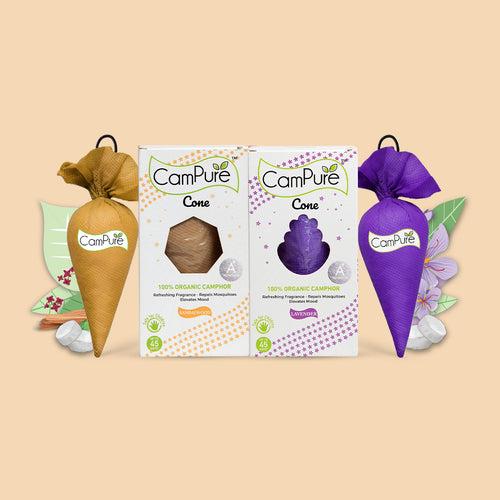 CamPure Cone - Sandalwood & Lavender (Pack of 2)