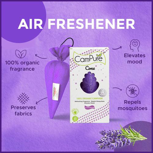 CamPure Cone - Lavender & Rose (Pack of 2)