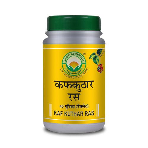 Basic Ayurveda Kaf Kuthar Ras 40 Tablet