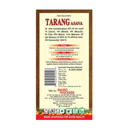 Basic Ayurveda Tarang Asava 450Ml