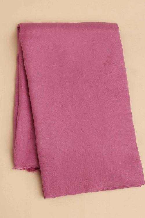 DEEP PINK UNSTITCHED SUIT WITH BOTTOM FABRIC & DUPATTA