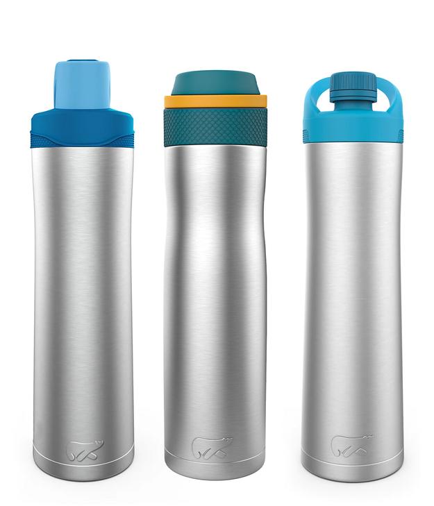 The Ultimate Hydration Combo (Oslo Insulated Bottle 750 ML + Minsk Insulated Bottle 750 ML + Hyde Insulated Bottle 750 ML) - Steel